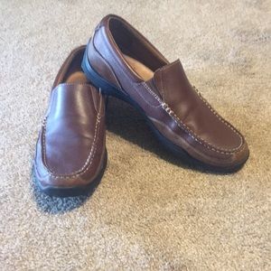 Mens tan loafer shoes